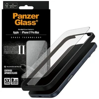 PanzerGlass Ceramic II Ultra-Wide Fit EasyAligne grūdintas stiklas iPhone 17 Pro Max