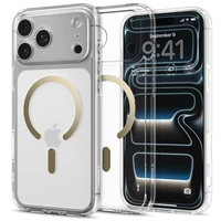 Spigen Ultra Hybrid Magnetinis dėklas telefonui iPhone 17 Pro - Skaidrus auksinis