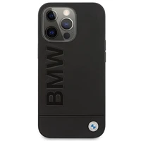 Dėklas telefonui BMW Signature Logo Imprint MagSafe iPhone 14 Pro Max - juodas