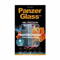 PanzerGlass ClearCase antibakterinis dėklas telefonui iPhone 12 Pro Max – permatomas