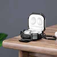 Dux Ducis SECG Ausinių dėklas Samsung Galaxy Buds Live / Buds Pro / Buds 2 / Buds 2 Pro (m) - juodas (m)