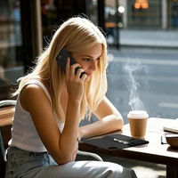 Tech-Protect Wallet MagSafe iPhone 16e dėklas - matinis juodas