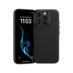 Benks magnetinis Vita Pro silikoninis dėklas telefonui, skirtas Iphone 16 Pro Max, juodas
