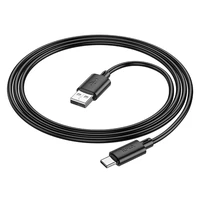 Kabelis USB-A į USB-C Hoco 3A 1 m X88 juodas