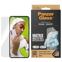 PanzerGlass itin platus apsauginis stiklas su D3O® su aplikatoriumi Samsung Galaxy S24+