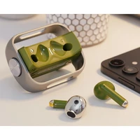 HOCO belaidės Bluetooth ausinės TWS EW55 armijos žalios