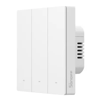SONOFF M5-3C-86W WiFi Matter išmanusis sieninis jungiklis (3 kanalai)