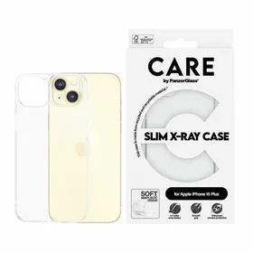 CARE by PanzerGlass plonas X-Ray dėklas telefonui iPhone 15 Plus - skaidrus