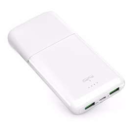 Išorinė baterija Puro DAILY 10 PLUS 10000mAh 2x USBA / 1x USB-C 22.5W - balta