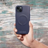 ROAR odinis magnetinis dėklas telefonui, suderinamas su MagSafe, IPHONE 12 Pro Max tamsiai mėlynas