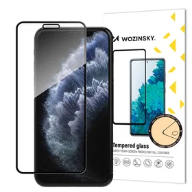 Wozinsky itin tvirtas pilno klijavimo grūdintas stiklas pilnas ekranas su rėmeliu dėklui draugiškas Apple iPhone 11 Pro / iPhone XS / iPhone X juodas