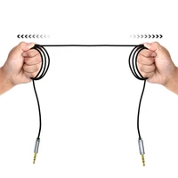 Choetech AUX002 kabelis mini lizdas 3,5 mm (kištukas) / mini lizdas 3,5 mm (kištukas) 1,2 m - juodas