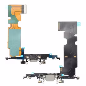 Lanksčioji jungtis skirta iPhone 8 Plus įkrovimo kontaktų, su mikrofonu Silver naudota ORG