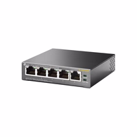TP-Link TL-SG1005P Ne-valdomas Gigabit Ethernet (10/100/1000) Maitinimas per Eternetą (PoE) Juoda