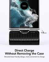 VEGER išorinė baterija 5000 mAh su įmontuotu jungtimi Type C PlugOn PD QC3.0 3A 20W W0558 juoda