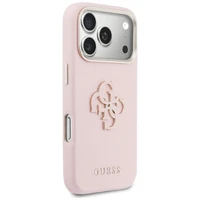 GUESS case for IPHONE 17 Pro Max GUHCP17X5PS4RGGP (PU FW Resin Logo) pink