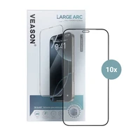 6D Pro Veason apsauginis stiklas (rinkinys 10in1) - Iphone 15 Plus / 16 Plus juodas