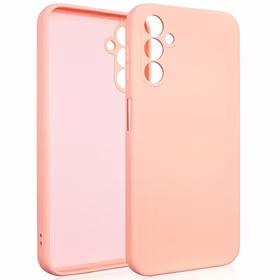 Beline Dėklas Silicone Samsung A14 5G A146 rožinis auksinis