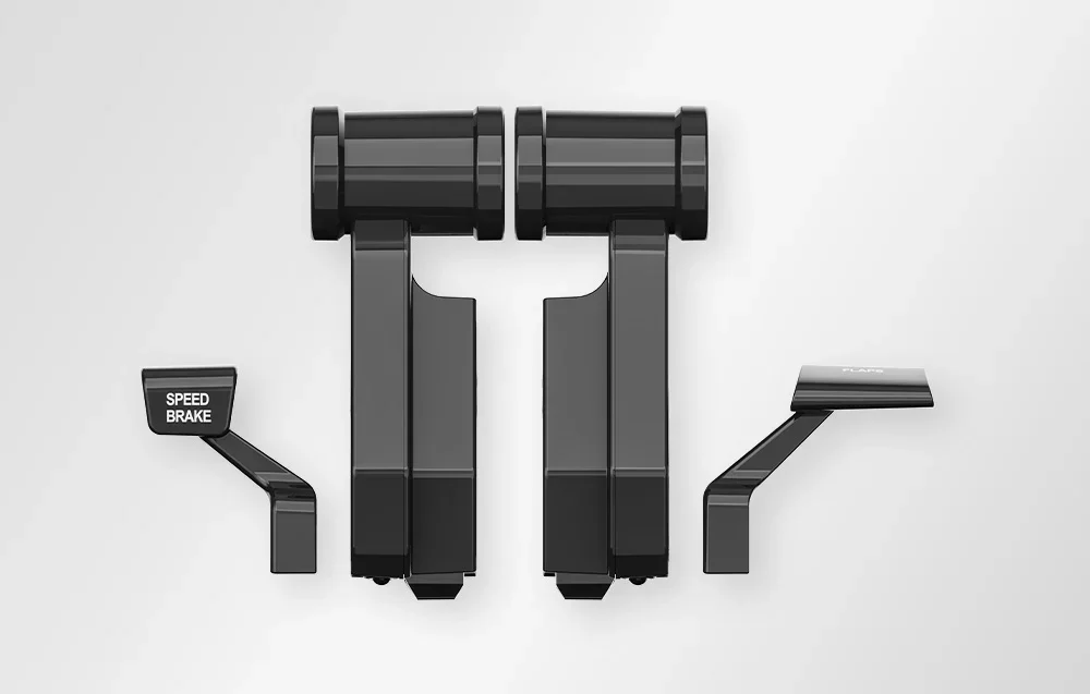 Juodas droselio modulis šviesiame fone