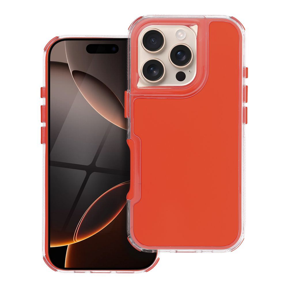 MATRIX dėklas telefonui IPHONE 16 Pro oranžinis