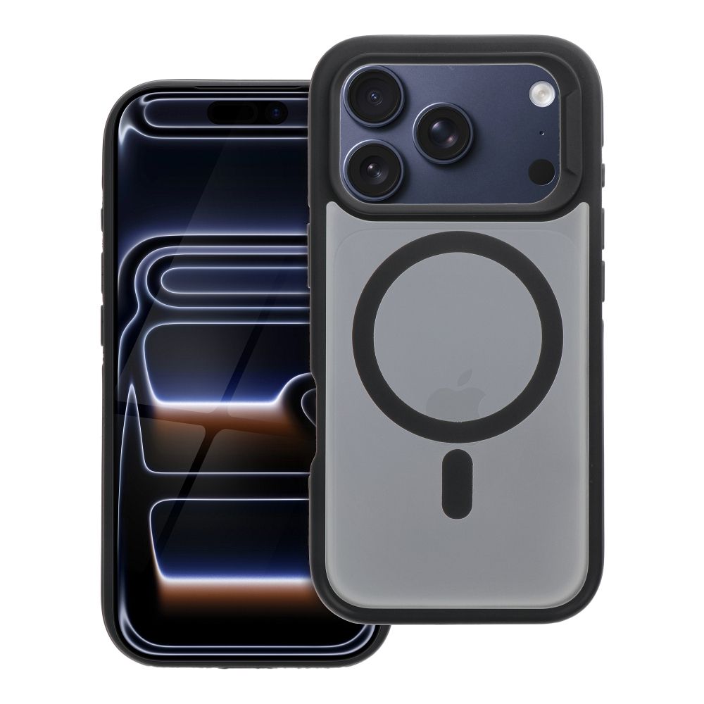 Dėklas telefonui NEO IPHONE 17 Pro su MagSafe - juodas