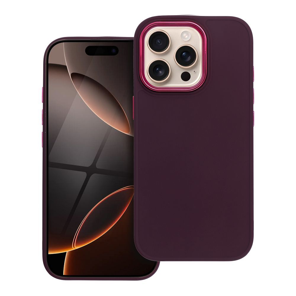 FRAME dėklas telefonui IPHONE 16 Pro violetinis