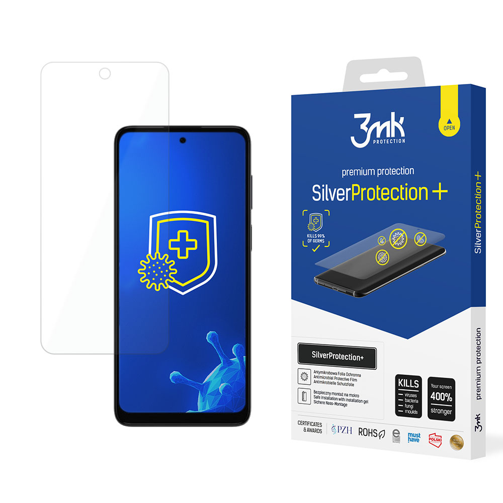 Antibakterinė apsauginė plėvelė 3mk SilverProtection+ Motorola Moto G22