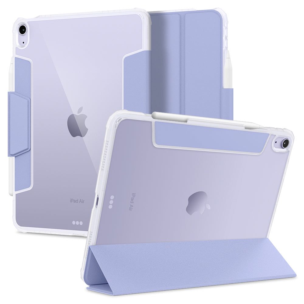 Spigen Ultra Hybrid Pro iPad Air 4 2020 / 5 2022 / 11'' 2024 dėklas – violetinis