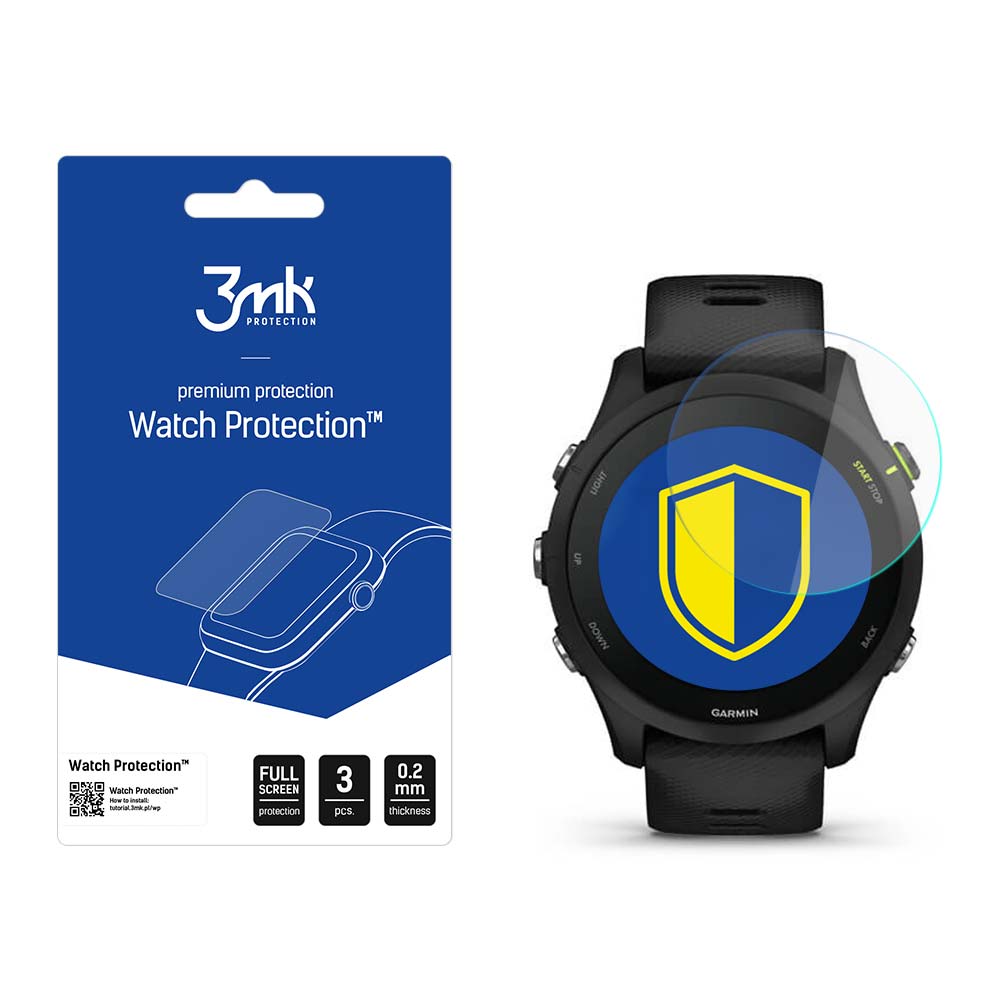 Garmin Forerunner 255 - 3mk Laikrodžio apsauga v. Lankstus stiklas Lite