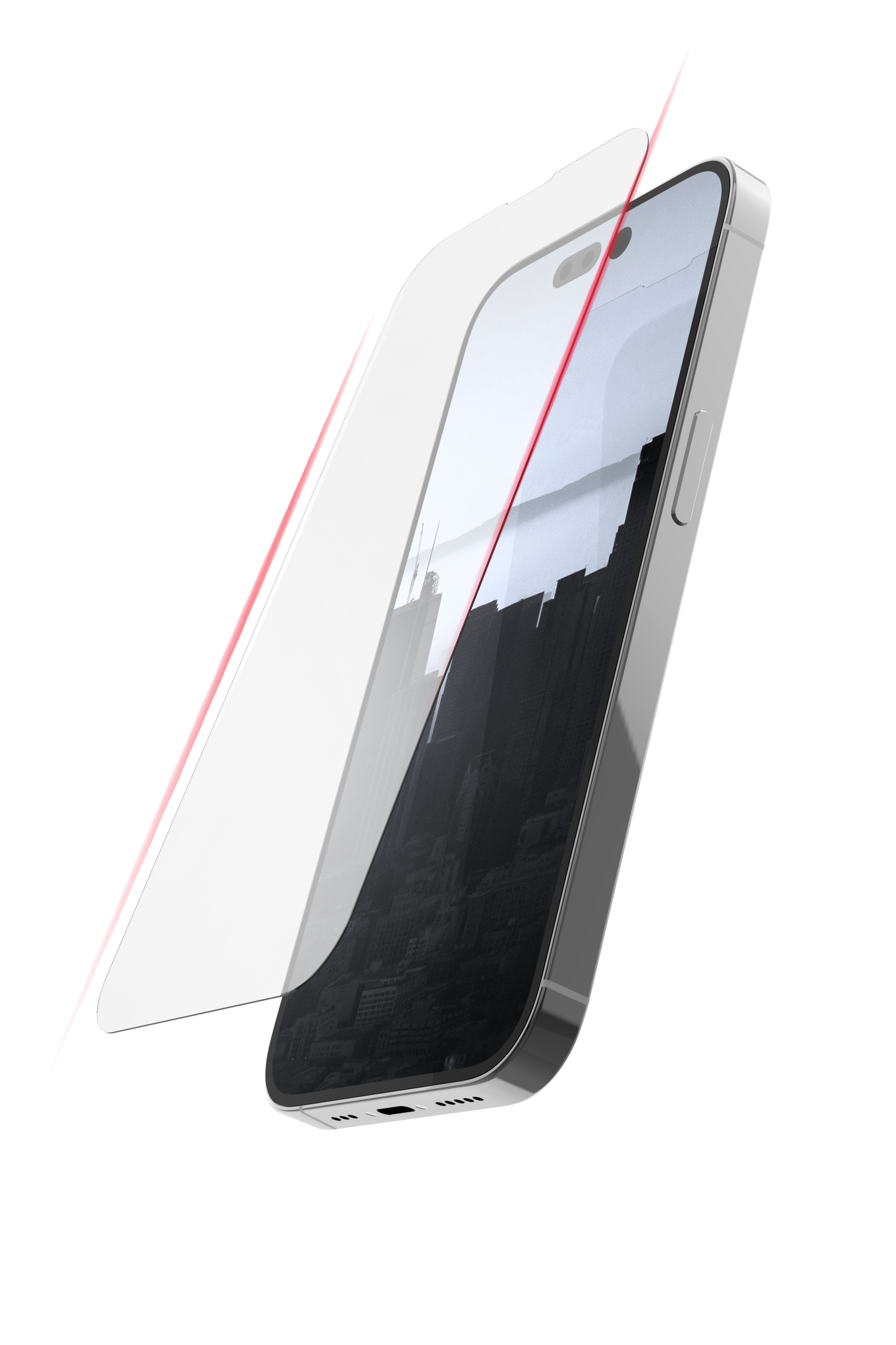 Raptic X-Doria Full Glass iPhone 14 Pro - pilno ekrano grūdintas stiklas