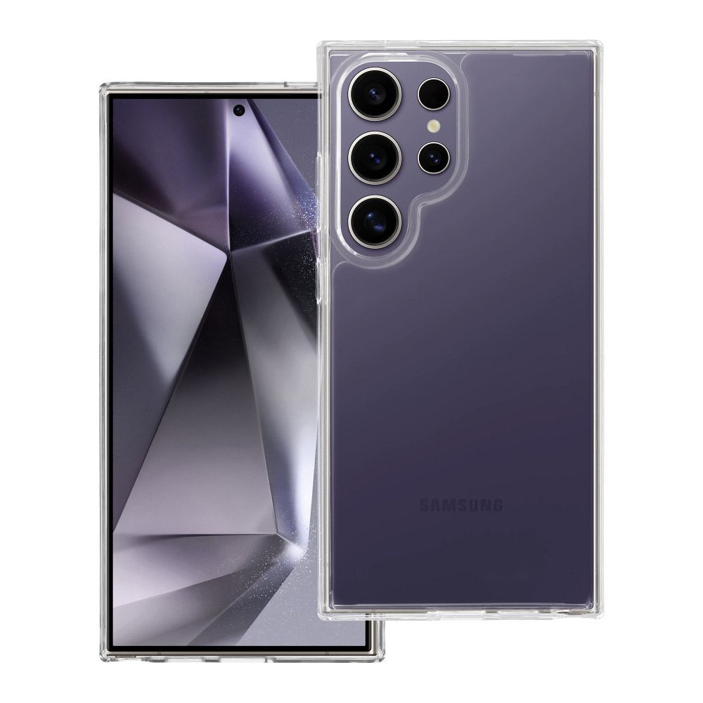 SUPER CLEAR HYBRID dėklas telefonui SAMSUNG S24 Ultra skaidrus