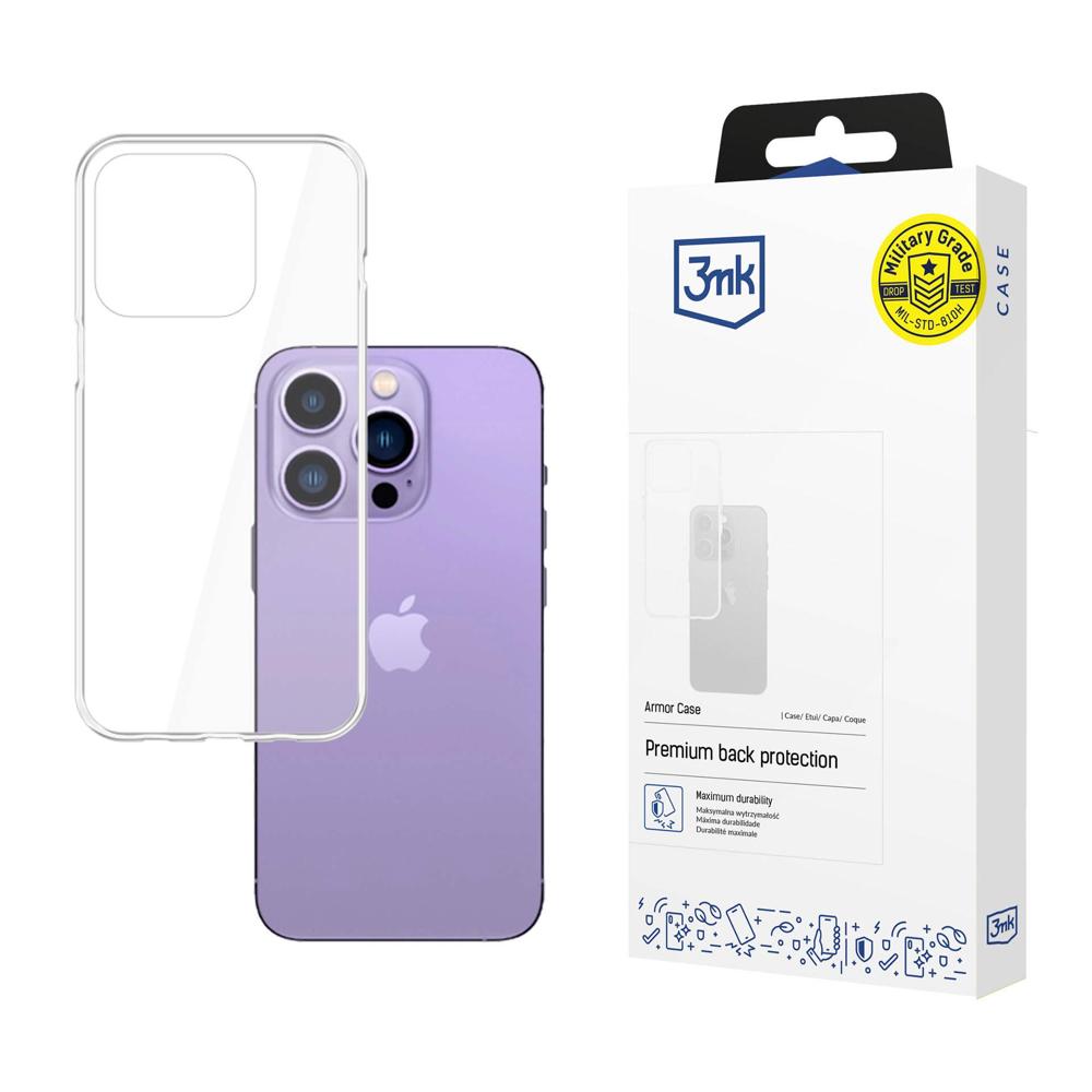 3mk Armor Case serijos iPhone 14 Pro - permatomas