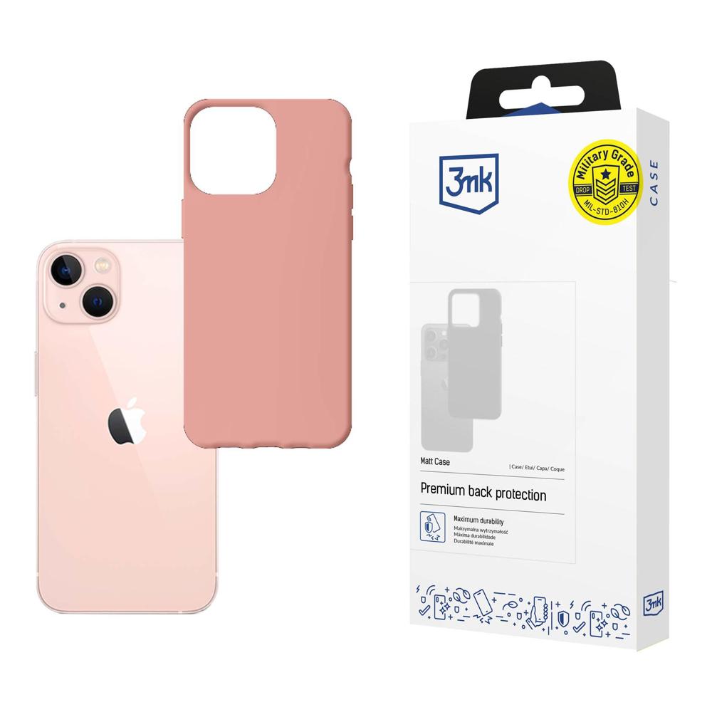 Dėklas telefonui iPhone 14 iš 3mk Matt Case serijos - rožinis