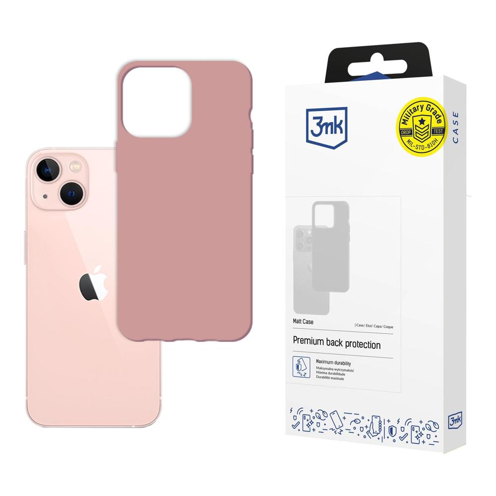 Dėklas telefonui iPhone 14 Plus iš 3mk Matt Case serijos - rožinis