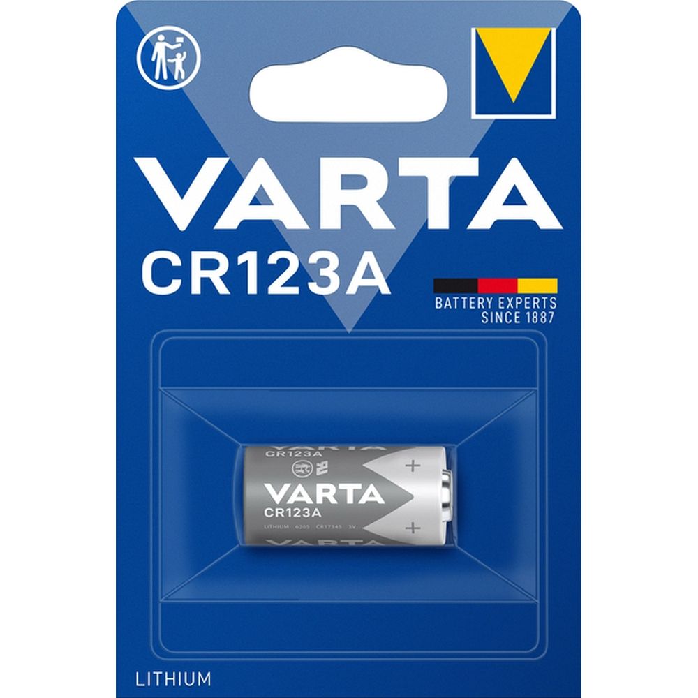 VARTA ličio baterija CR123A 3V 1 vnt.