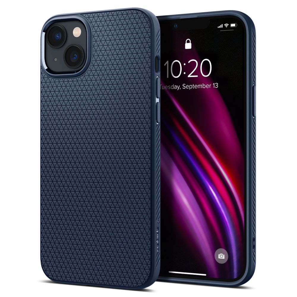 Spigen Liquid Air dėklas, skirtas iPhone 14 Plus – mėlynas