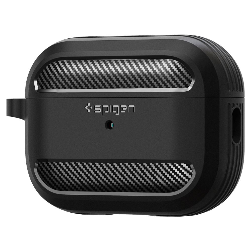 Spigen Rugged Armor dėklas Apple AirPods Pro 1 / 2 - matinė juoda