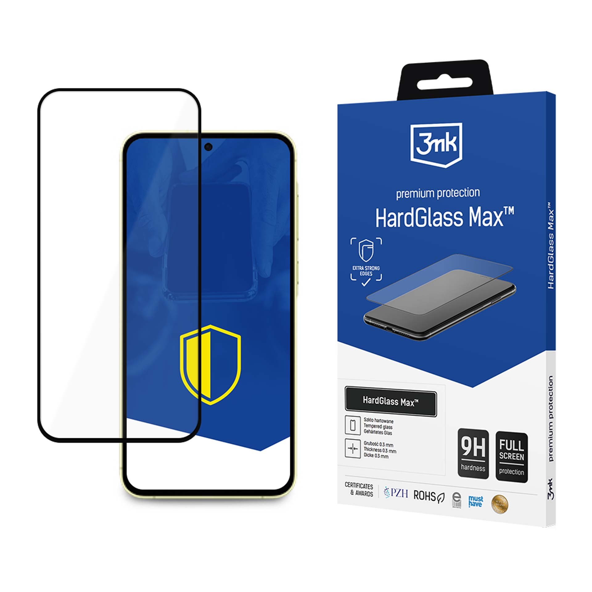 9H 3mk HardGlass Max™ Apsauginis stiklas skirtas Xiaomi 13