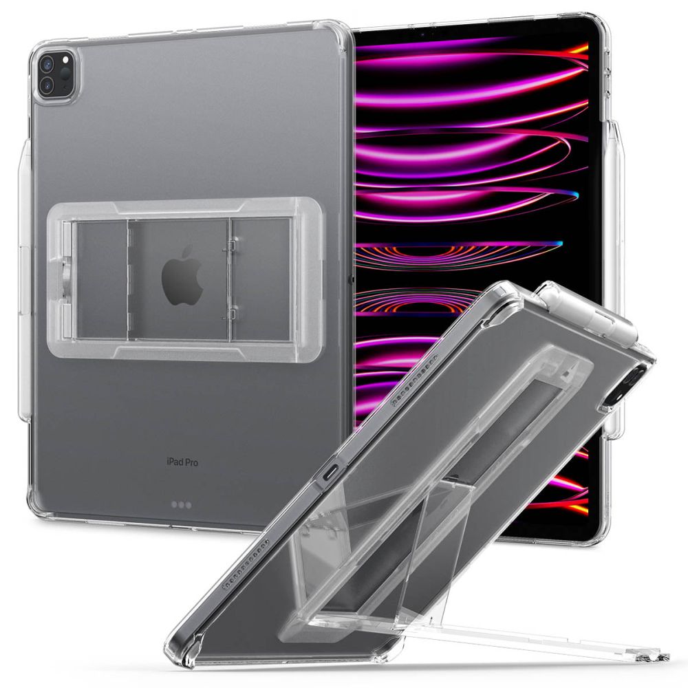 Spigen Airskin Hybrid S dėklas iPad Pro 12.9'' 2021 / 2022 - Permatomas