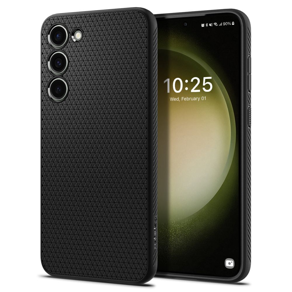 Spigen Liquid Air dėklas telefonui Samsung Galaxy S23 - matinė juoda