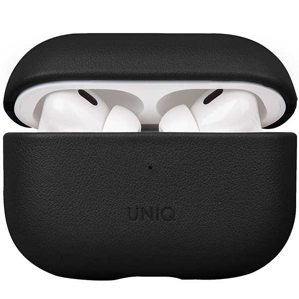 Uniq Terra Natūralios Odos dėklas AirPods Pro 2 - juodas