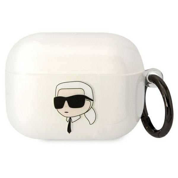 Karl Lagerfeld KLAPHNIKTCT AirPods Pro dėklas permatomas Karl`s Head