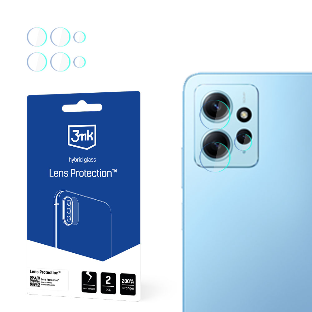 3mk Lens Protection serijos objektyvo stiklas Xiaomi Redmi Note 12 7H