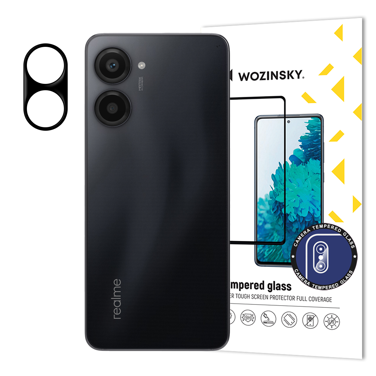 Wozinsky pilnas kameros stiklas Realme 10 Pro telefonui