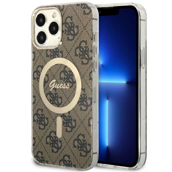 Guess GUHMP13XH4STW iPhone 13 Pro Max 6.7" rudas/rudas kietas dėklas 4G MagSafe