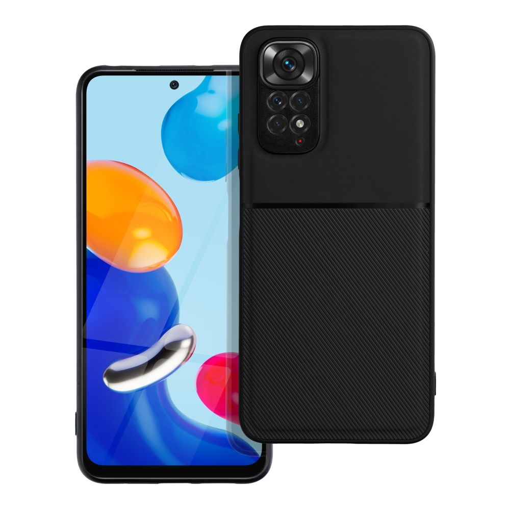 NOBLE dėklas telefonui XIAOMI Redmi Note 11 / 11S, juodas