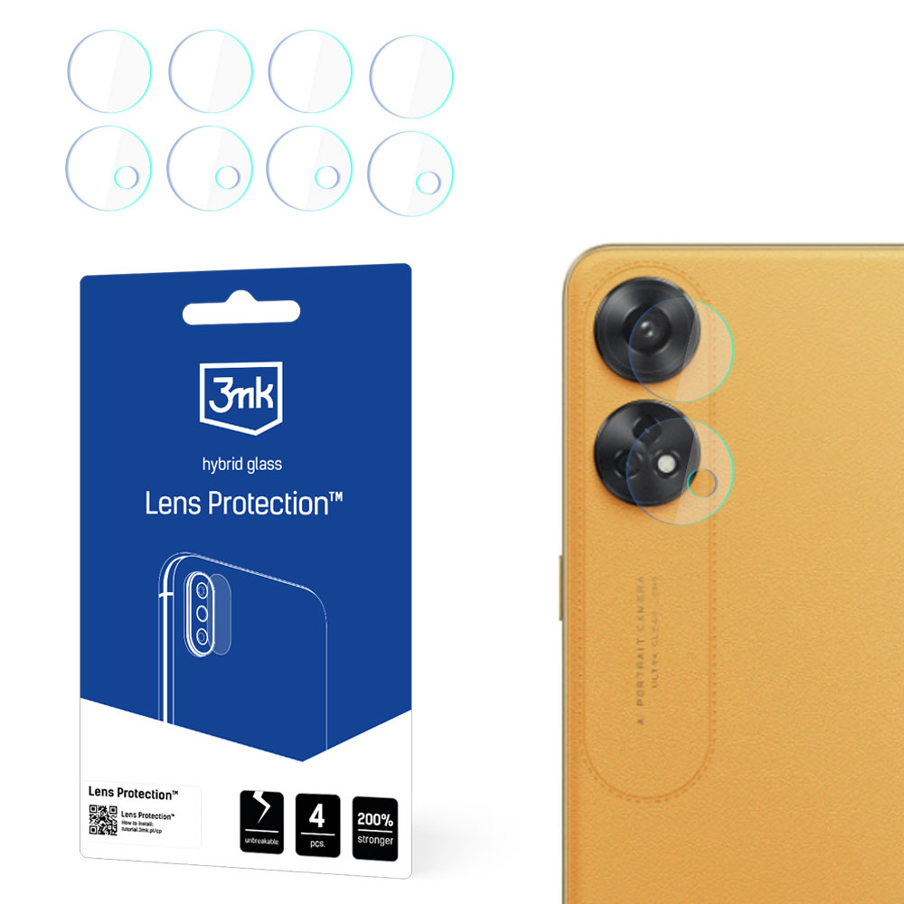 3mk Lens Protection™ hibridinis kameros stiklas Oppo Reno 8T 4G