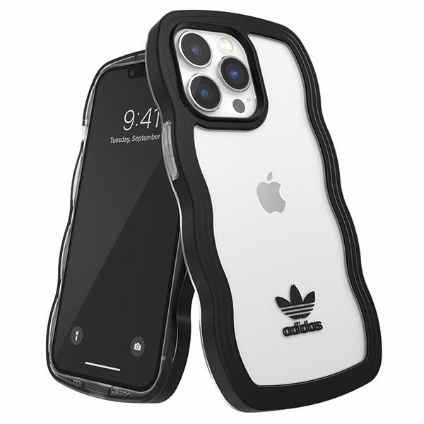 Adidas OR Dėklas telefonui Wavy iPhone 13 Pro /13 6.1" juoda-skaidri/juoda-skaidri 51900