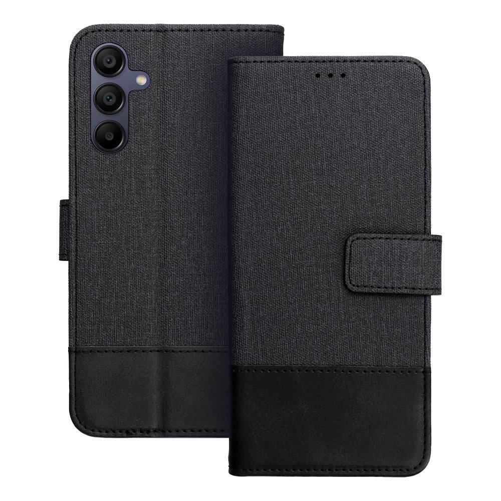 GOMMA knyga SAMSUNG A15 4G / A15 5G juoda