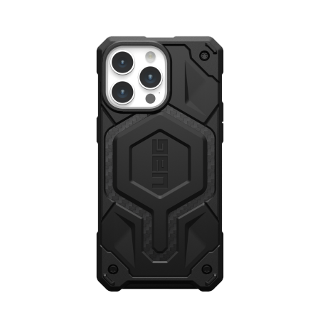 UAG Monarch Pro dėklas su MagSafe iPhone 15 Pro Max - juodas anglies